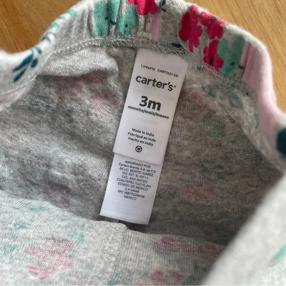 CARTER’S BEAR FLORAL MATCHING SET - Picture 5 of 5